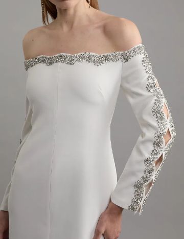 Rochie medie Karen Millen, alb