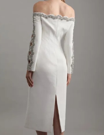 Rochie medie Karen Millen, alb