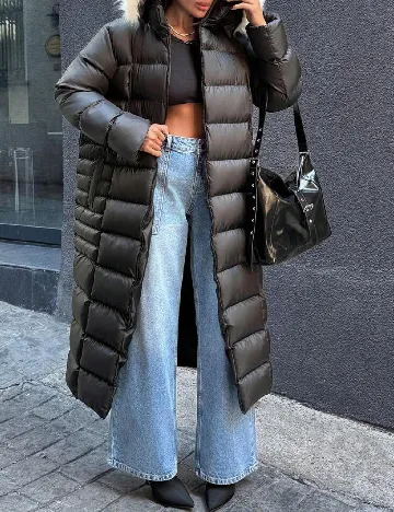 Geaca SHEIN, negru Negru