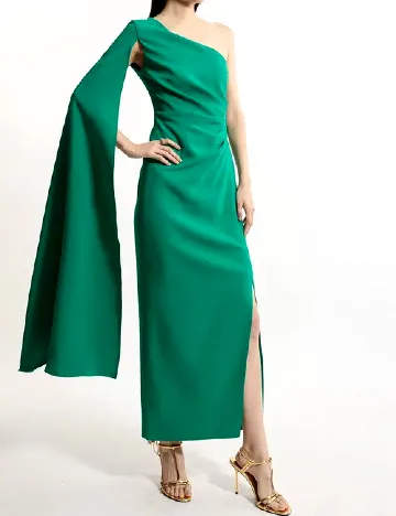 Rochie lunga Karen Millen, verde Verde