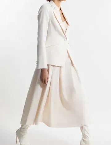Sacou Karen Millen, ecru Alb