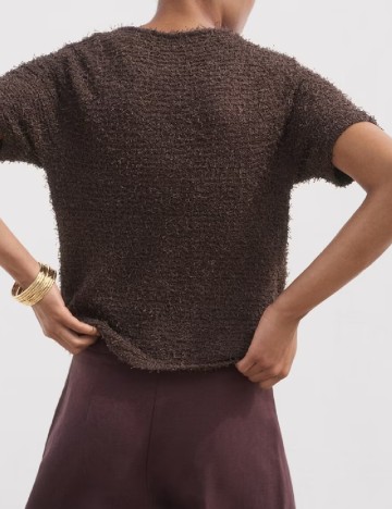 Cardigan Mango, maro