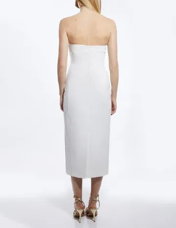 Rochie medie Karen Millen, alb Alb