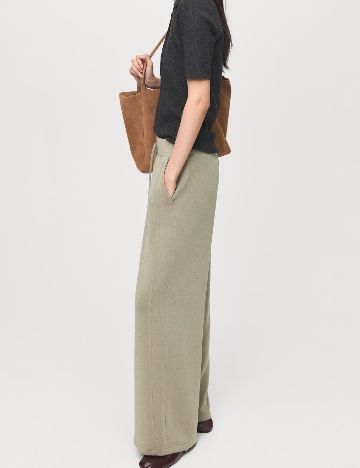 Pantaloni Mango, verde