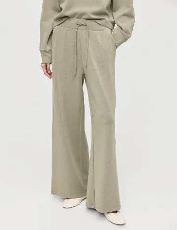Pantaloni Mango, verde Verde