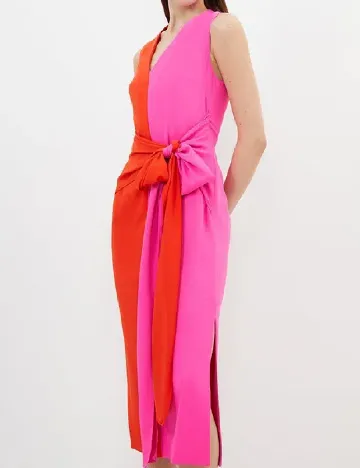 Rochie medie Karen Millen, rosu/roz Rosu