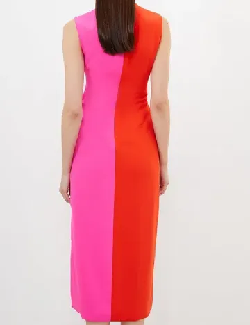 Rochie medie Karen Millen, rosu/roz Rosu