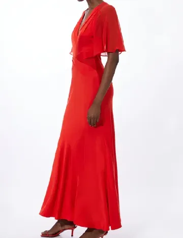 Rochie lunga Karen Millen, rosu Rosu