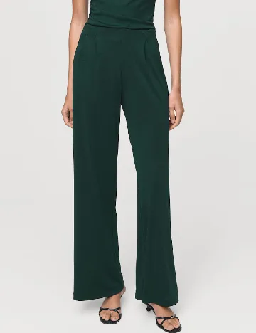 Pantaloni Mango, verde Verde