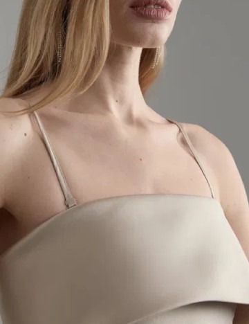 Rochie lunga Karen Millen, crem
