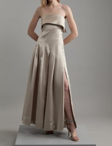 Rochie lunga Karen Millen, crem