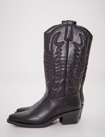 Cizme PrettyLittleThing, negru