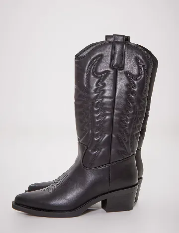 Cizme PrettyLittleThing, negru Negru