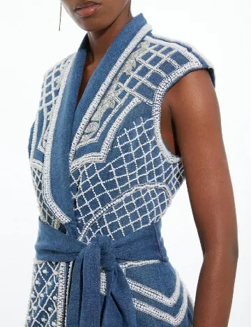 Rochie medie Karen Millen, albastru Albastru