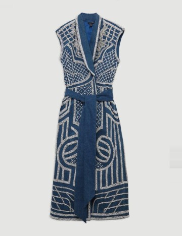 Rochie medie Karen Millen, albastru