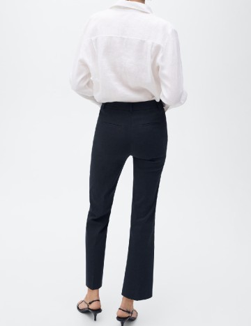 Pantaloni Mango, bleumarin