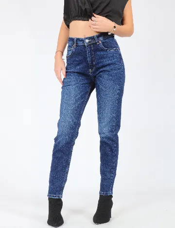 Blugi It s Basic 1981 Denim, albastru Albastru