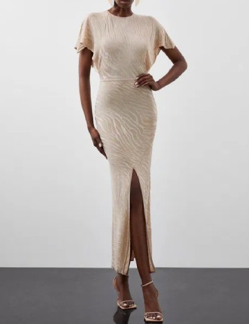 Rochie lunga Karen Millen, crem