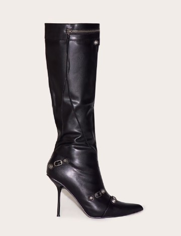 Cizme PrettyLittleThing, negru