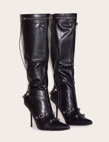 Cizme PrettyLittleThing, negru