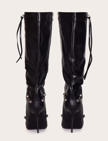 Cizme PrettyLittleThing, negru
