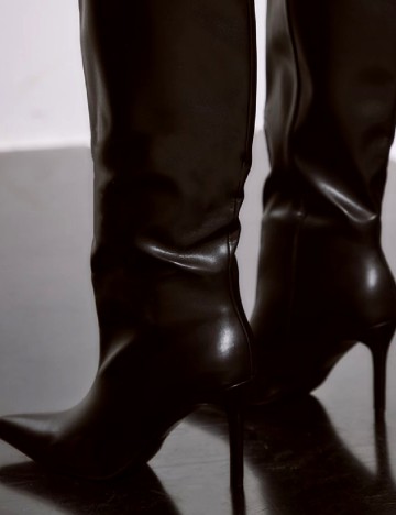 Cizme PrettyLittleThing, negru
