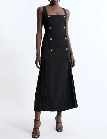 Rochie lunga Karen Millen, negru Negru