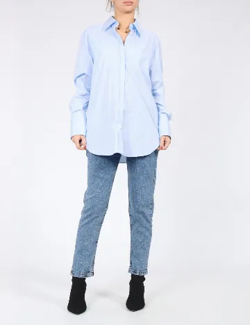 Camasa Oversize Mango, albastru Albastru