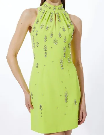 Rochie scurta Karen Millen, verde Verde