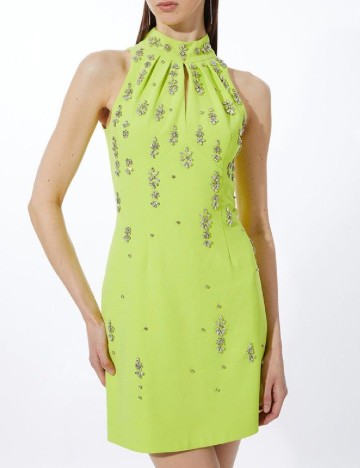 Rochie scurta Karen Millen, verde