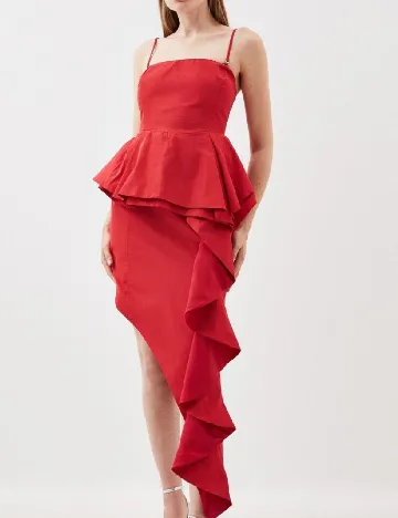 Rochie medie Karen Millen, rosu Rosu