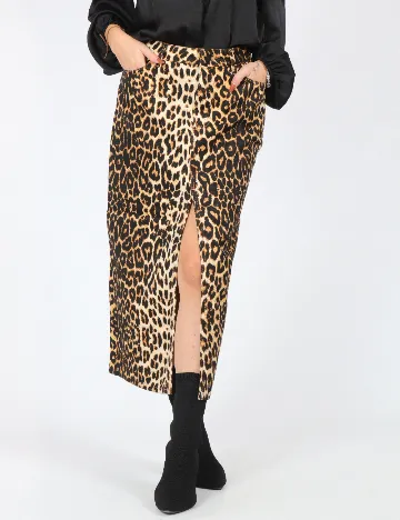 Fusta SHEIN, animal print Animal print