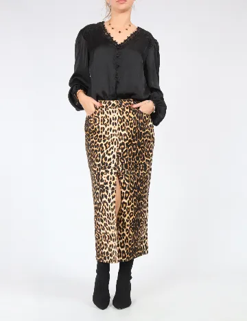 Fusta SHEIN, animal print Animal print
