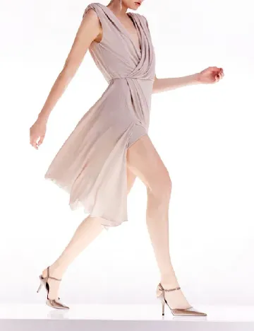 Rochie scurta Karen Millen, bej Crem
