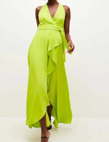 Rochie lunga Karen Millen, verde Verde