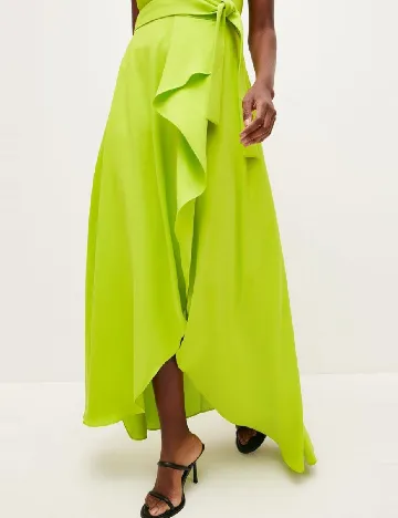 Rochie lunga Karen Millen, verde Verde