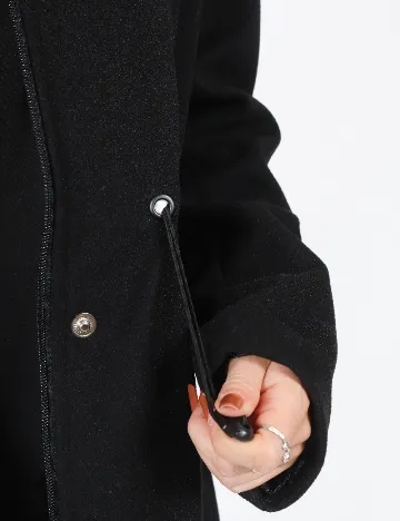 Palton SHEIN, negru Negru