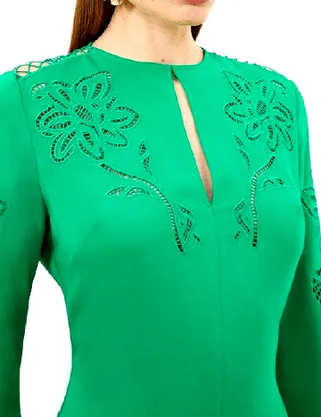 Rochie lunga Karen Millen, verde Verde