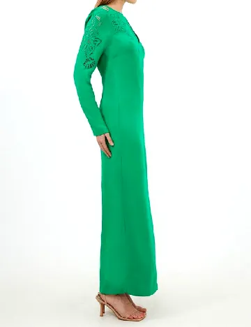 Rochie lunga Karen Millen, verde Verde