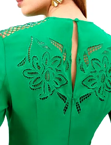 Rochie lunga Karen Millen, verde Verde