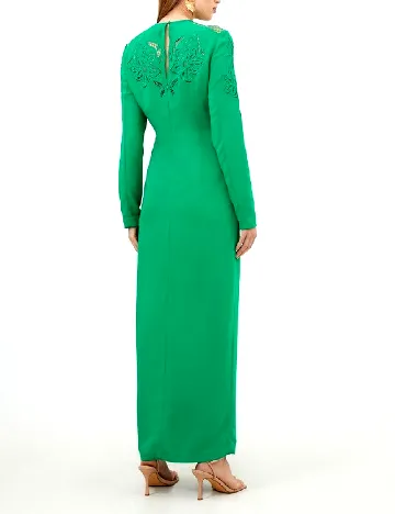 Rochie lunga Karen Millen, verde Verde