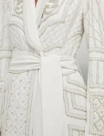 Rochie medie Karen Millen, alb Alb