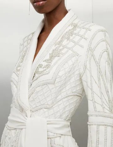 Rochie medie Karen Millen, alb