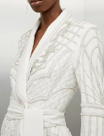 Rochie medie Karen Millen, alb Alb