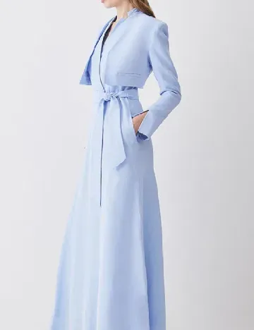 Blazer Karen Millen, bleu Albastru