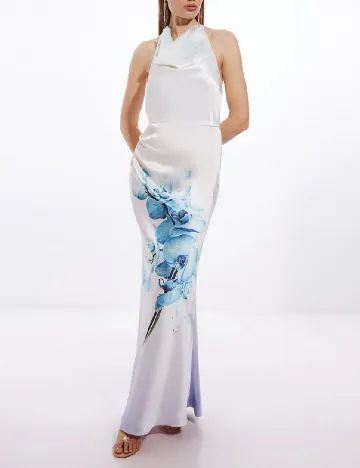 Rochie lunga Karen Millen, alb Alb