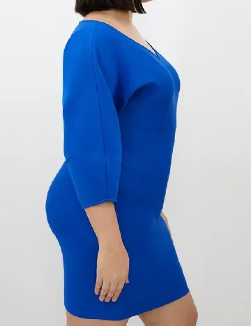 Rochie scurta Karen Millen Plus Size, albastru Albastru