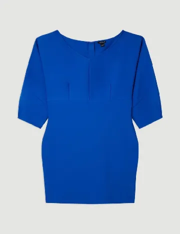 Rochie scurta Karen Millen Plus Size, albastru Albastru