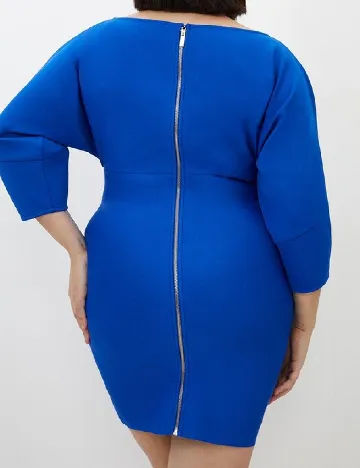 Rochie scurta Karen Millen Plus Size, albastru Albastru