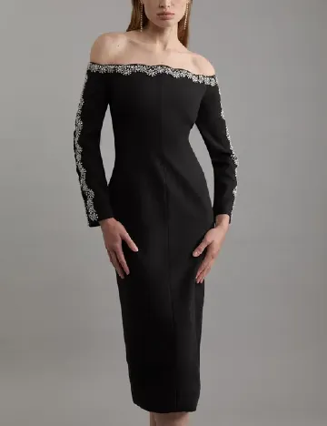 Rochie medie Karen Millen, negru Negru